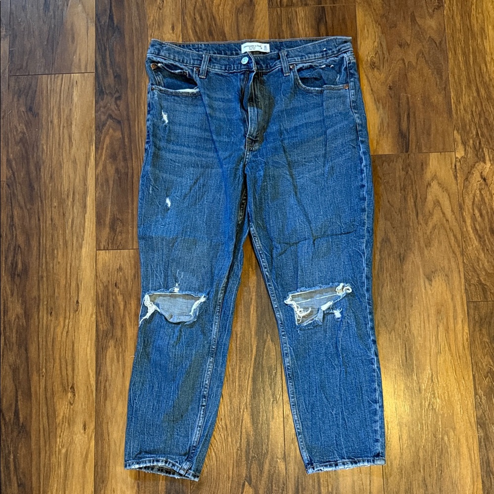Abercrombie & Fitch Relaxed Blue Jeans